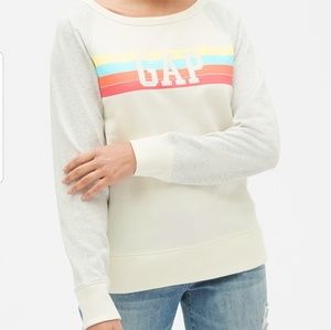 CHEST STRIP LOGO PULLOVER SWEATSHIRT